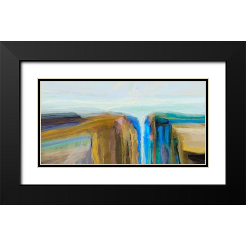 Formation III Black Modern Wood Framed Art Print with Double Matting by Tienhaara, Michael