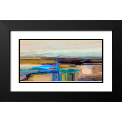 Formation IV Black Modern Wood Framed Art Print with Double Matting by Tienhaara, Michael