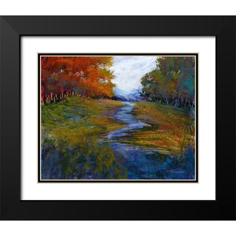 Tranquil Dreams II Black Modern Wood Framed Art Print with Double Matting by Tienhaara, Michael