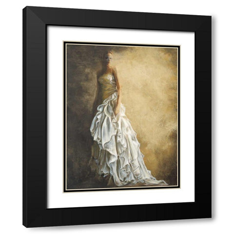 Il vestito bianco Black Modern Wood Framed Art Print with Double Matting by Bassetti, Andrea