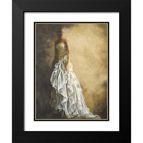 Il vestito bianco Black Modern Wood Framed Art Print with Double Matting by Bassetti, Andrea