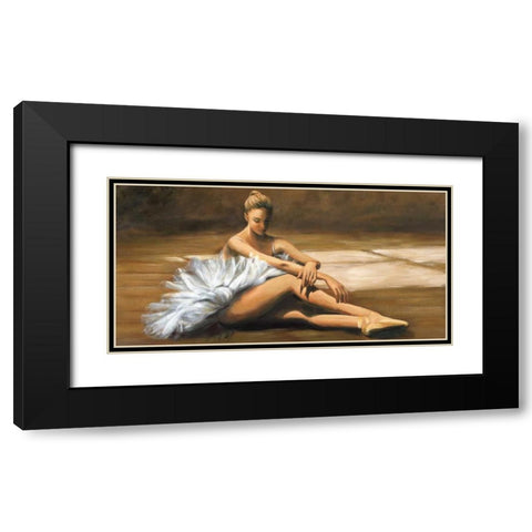 Etoile Black Modern Wood Framed Art Print with Double Matting by Bassetti, Andrea