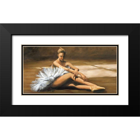 Etoile Black Modern Wood Framed Art Print with Double Matting by Bassetti, Andrea