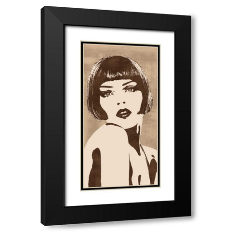 In Style I Black Modern Wood Framed Art Print with Double Matting by Cooper, Andrew
