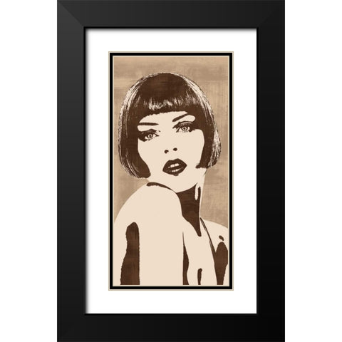 In Style I Black Modern Wood Framed Art Print with Double Matting by Cooper, Andrew