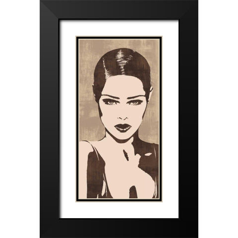 In Style II Black Modern Wood Framed Art Print with Double Matting by Cooper, Andrew