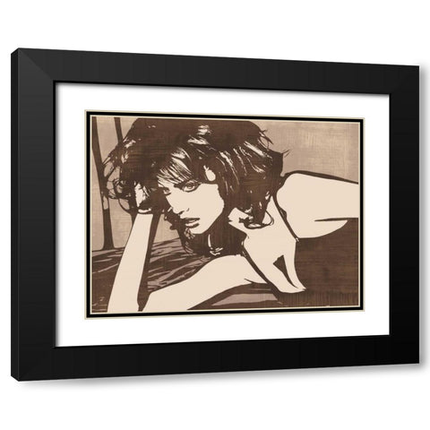 With Style Black Modern Wood Framed Art Print with Double Matting by Cooper, Andrew