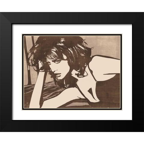 With Style Black Modern Wood Framed Art Print with Double Matting by Cooper, Andrew