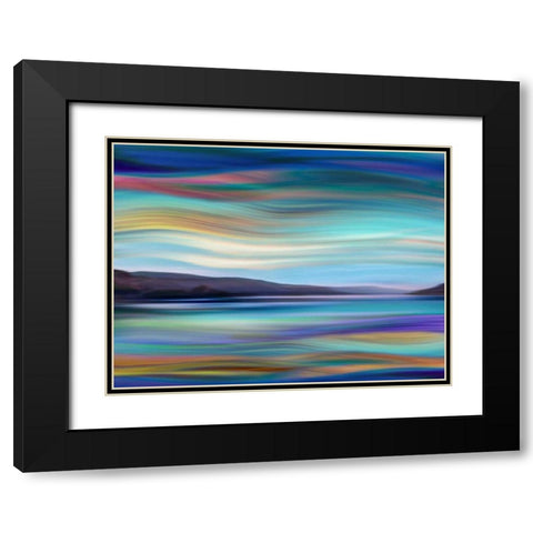 Skylight II Black Modern Wood Framed Art Print with Double Matting by Campbell, Annie