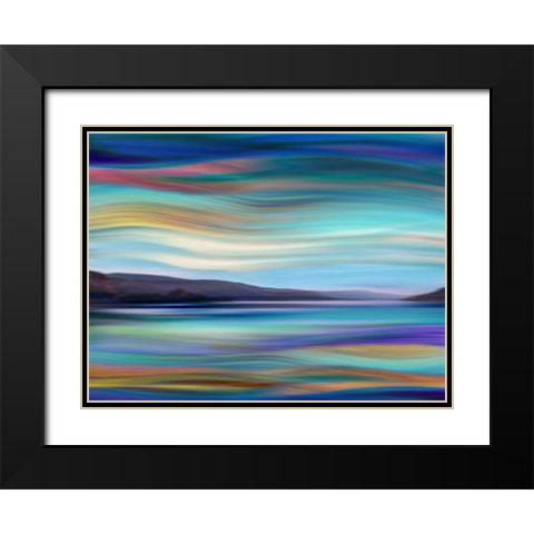 Skylight II Black Modern Wood Framed Art Print with Double Matting by Campbell, Annie