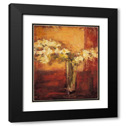 The Arrangement I Black Modern Wood Framed Art Print with Double Matting by Casey, Anna