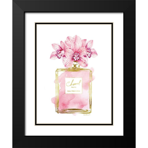Perfume Bottle Bouquet XII Black Modern Wood Framed Art Print with Double Matting by Greenwood, Amanda