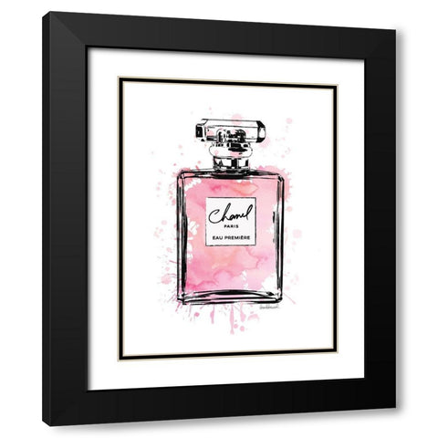 Black Inky Perfume in Taffy Black Modern Wood Framed Art Print with Double Matting by Greenwood, Amanda