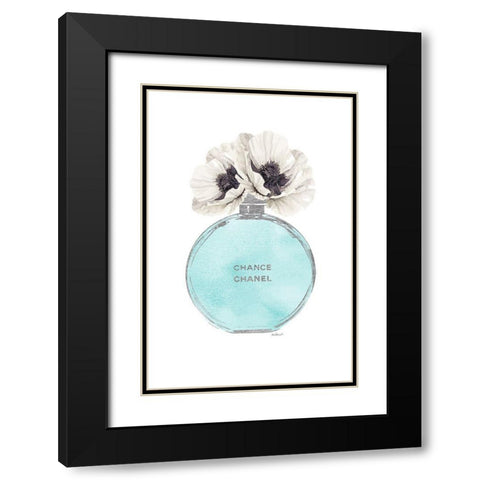 Silver Perfume Poppy Black Modern Wood Framed Art Print with Double Matting by Greenwood, Amanda