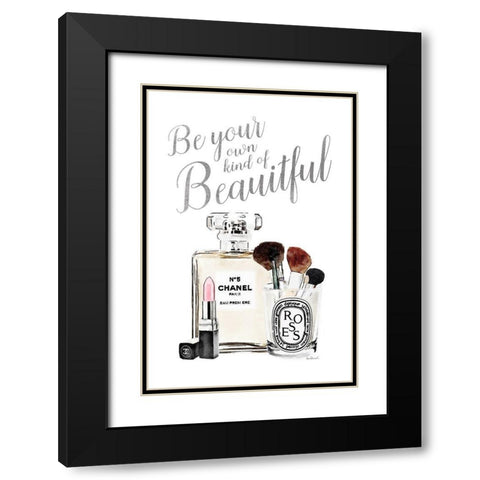 Your Own Kind of Beautiful Black Modern Wood Framed Art Print with Double Matting by Greenwood, Amanda