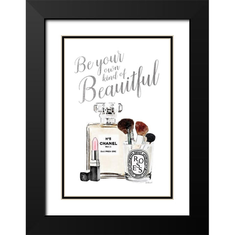 Your Own Kind of Beautiful Black Modern Wood Framed Art Print with Double Matting by Greenwood, Amanda