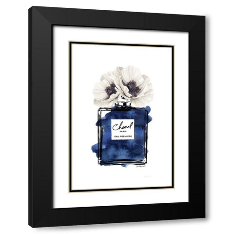Black Bottle Navy Black Modern Wood Framed Art Print with Double Matting by Greenwood, Amanda