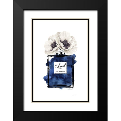 Black Bottle Navy Black Modern Wood Framed Art Print with Double Matting by Greenwood, Amanda