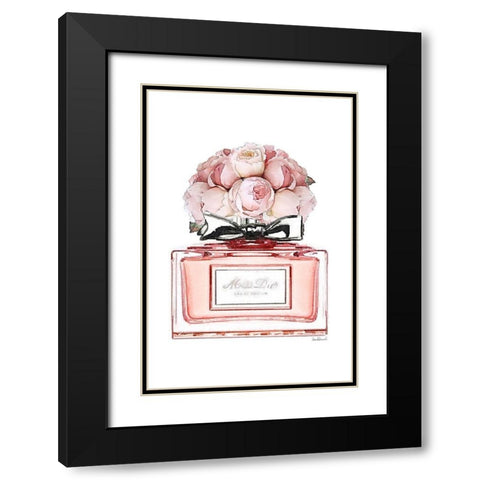 Perfume Bottle Bouquet XVI Black Modern Wood Framed Art Print with Double Matting by Greenwood, Amanda