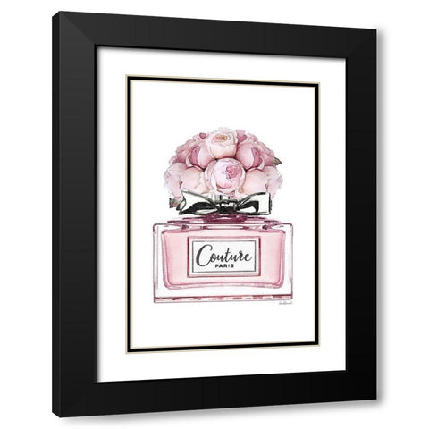 Perfume Bottle Bouquet XVII Black Modern Wood Framed Art Print with Double Matting by Greenwood, Amanda