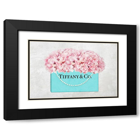 Shopping Bag Bouquet II Black Modern Wood Framed Art Print with Double Matting by Greenwood, Amanda
