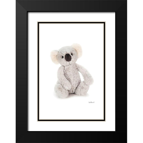Koala Black Modern Wood Framed Art Print with Double Matting by Greenwood, Amanda