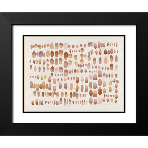 Playful Bronze III Black Modern Wood Framed Art Print with Double Matting by Perry, Angela