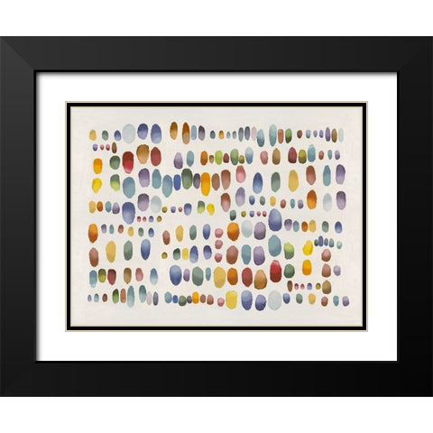 Playful III Black Modern Wood Framed Art Print with Double Matting by Perry, Angela