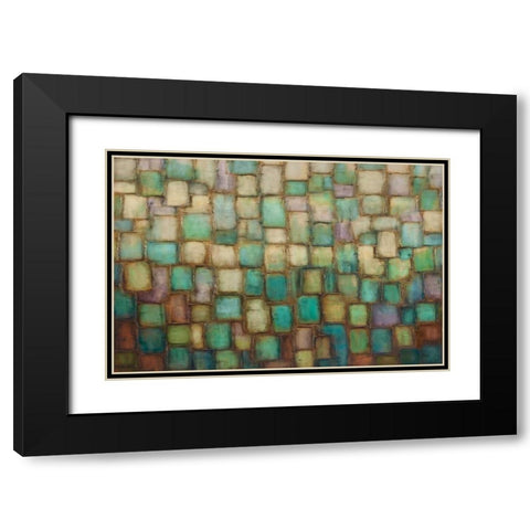 Jewel Black Modern Wood Framed Art Print with Double Matting by Perry, Alexandra