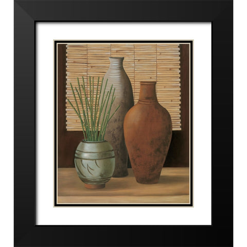 Composizione in interno I Black Modern Wood Framed Art Print with Double Matting by Mazo, Andre