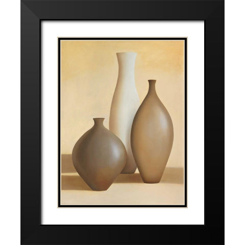 Luminous II Black Modern Wood Framed Art Print with Double Matting by Stevens, Arlene
