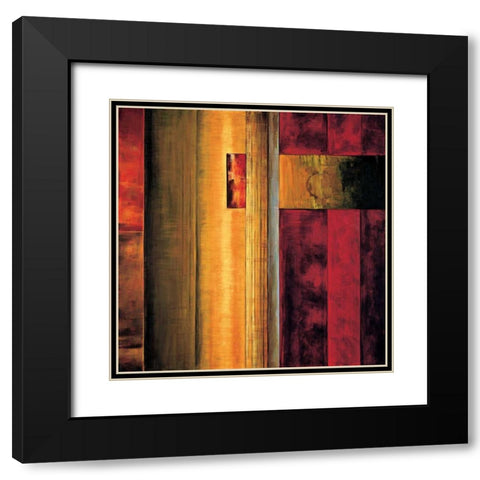 Titillate II Black Modern Wood Framed Art Print with Double Matting by Summers, Aaron