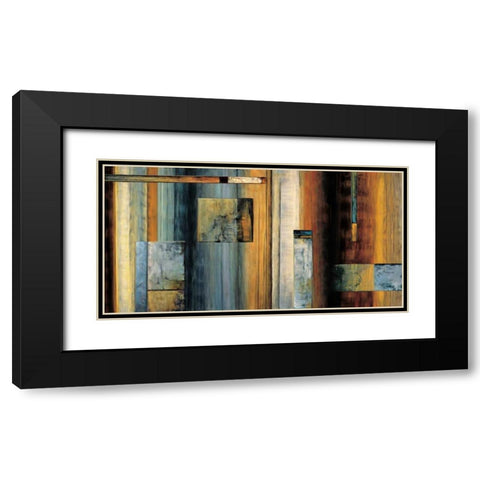 Escapade Black Modern Wood Framed Art Print with Double Matting by Summers, Aaron