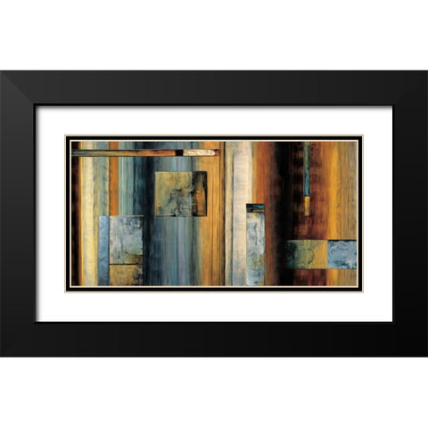 Escapade Black Modern Wood Framed Art Print with Double Matting by Summers, Aaron