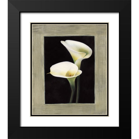 Calle Black Modern Wood Framed Art Print with Double Matting by Trivelli, Andrea