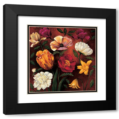 Abundance II Black Modern Wood Framed Art Print with Double Matting by Francis, Brian