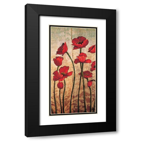 The Gathering I Black Modern Wood Framed Art Print with Double Matting by Francis, Brian