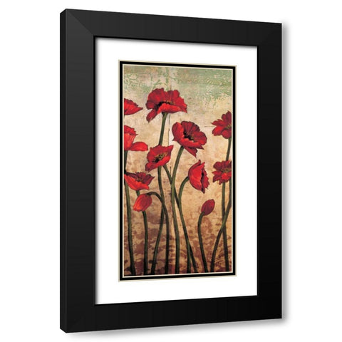 The Gathering II Black Modern Wood Framed Art Print with Double Matting by Francis, Brian