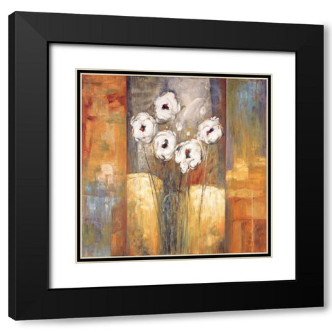 Getting Together II Black Modern Wood Framed Art Print with Double Matting by Francis, Brian