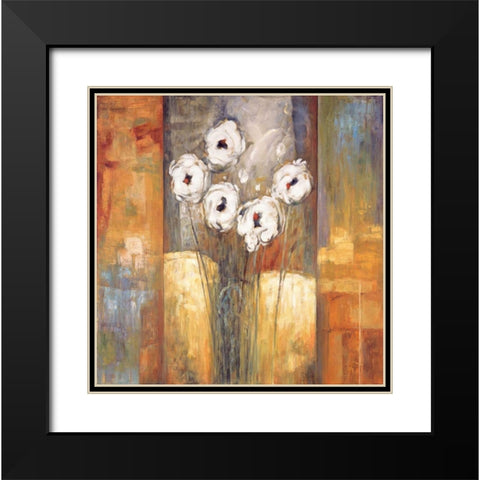 Getting Together II Black Modern Wood Framed Art Print with Double Matting by Francis, Brian