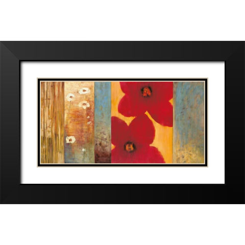 Vibe I Black Modern Wood Framed Art Print with Double Matting by Francis, Brian