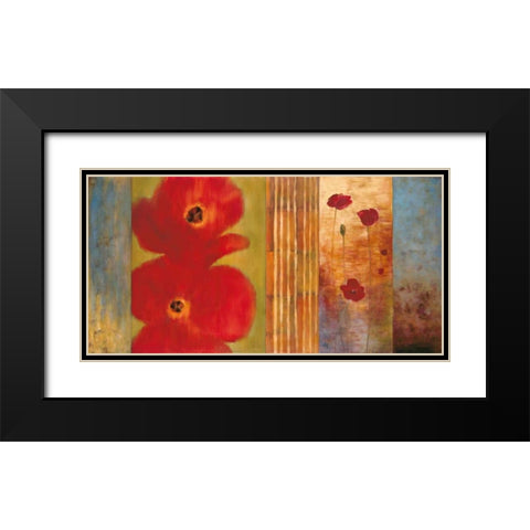 Vibe II Black Modern Wood Framed Art Print with Double Matting by Francis, Brian