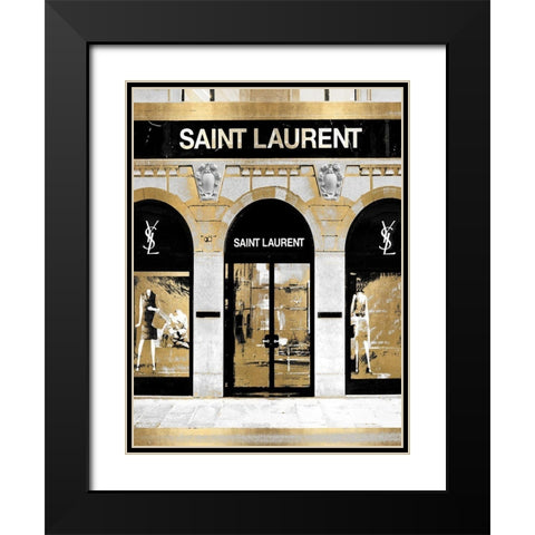 Designer Entrance VII Black Modern Wood Framed Art Print with Double Matting by Blake, Madeline