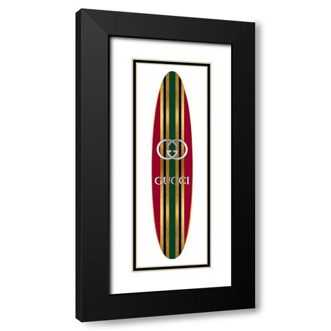 Fashion Surfboard Italy I Black Modern Wood Framed Art Print with Double Matting by Blake, Madeline