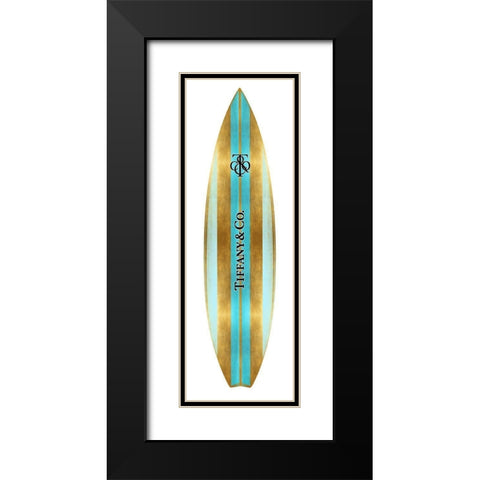 Fashion Surfboard NYC I Black Modern Wood Framed Art Print with Double Matting by Blake, Madeline