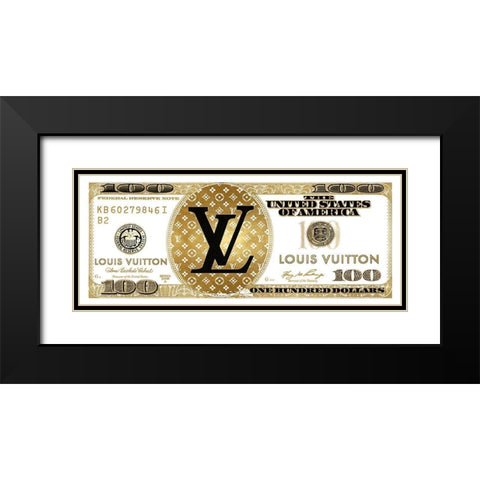 Fashion Cash V Black Modern Wood Framed Art Print with Double Matting by Blake, Madeline