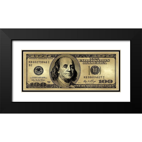 New Money II Black Modern Wood Framed Art Print with Double Matting by Blake, Madeline