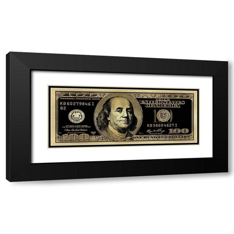 New Money III Black Modern Wood Framed Art Print with Double Matting by Blake, Madeline
