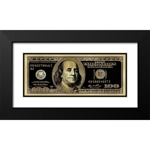 New Money III Black Modern Wood Framed Art Print with Double Matting by Blake, Madeline