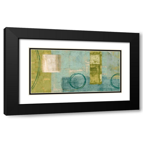 Sublime Black Modern Wood Framed Art Print with Double Matting by Nelson, Brent